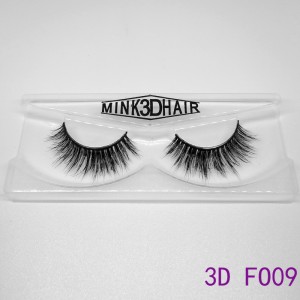 3D Mink Mink-ögonfransar
