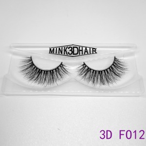 3D Mink False ögonfransar