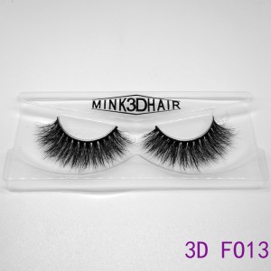 3D Mink-ögonfransar